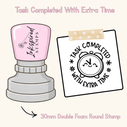 Task Completed With Extra Time Stamp