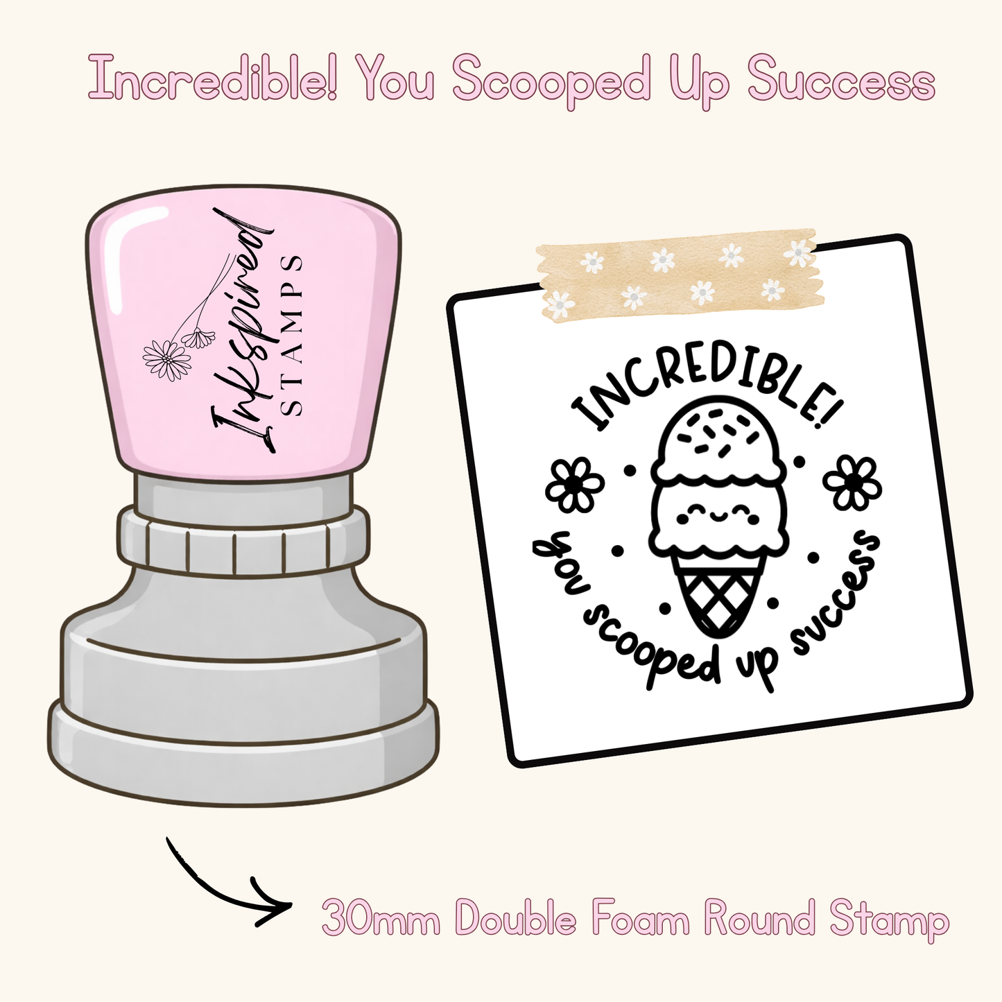 Incredible! You Scooped Up Success Stamp