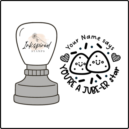You're A Jube-er Star! Personalised Stamp