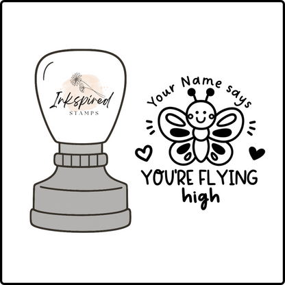 You're Flying High Personalised Stamp